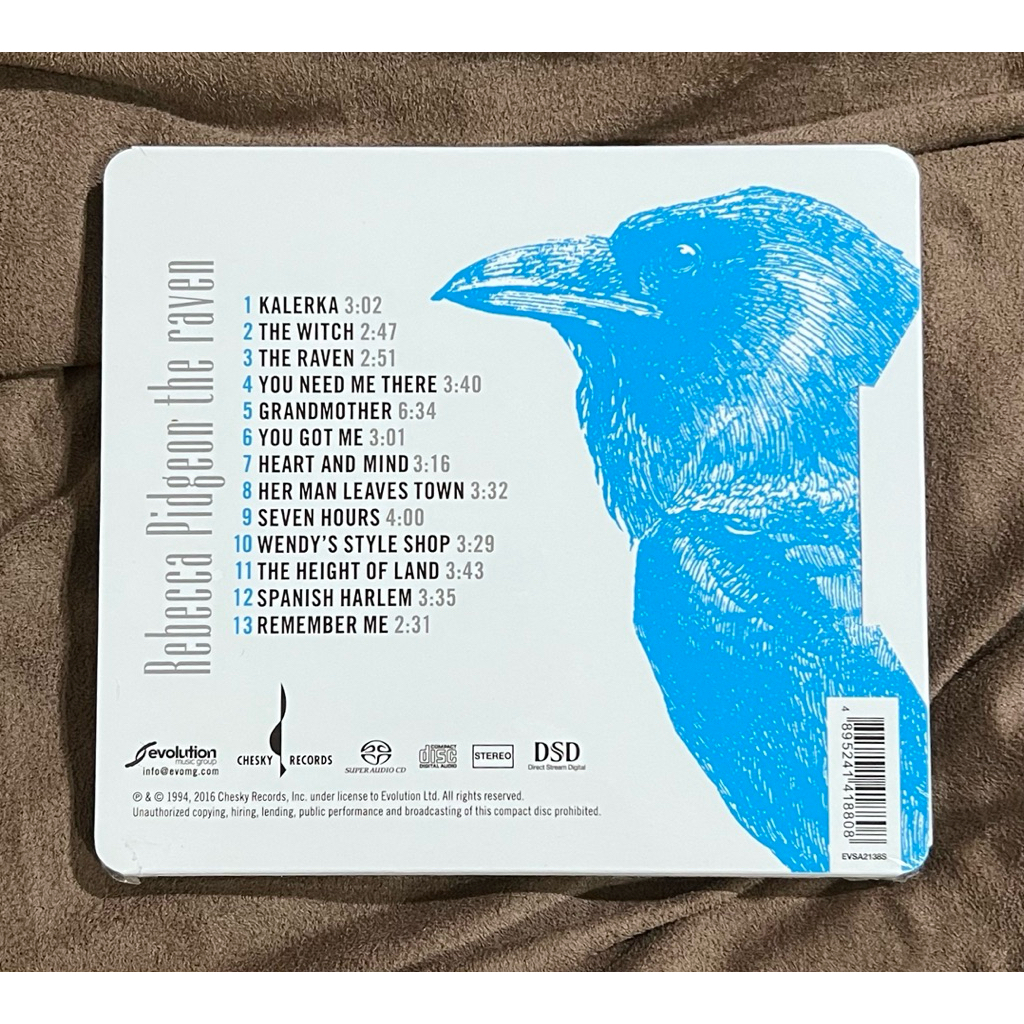 ซีดี Audiophile Stereo Hybrid SACD Rebecca Pidgeon - The Raven, CD