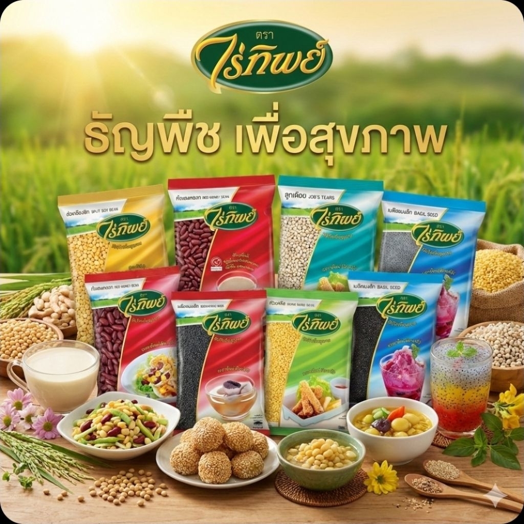 🌽RAITIP ไร่ทิพย์ ธัญพืชเพื่อสุขภาพ ขนาด 500 กรัม./1 กิโลกรัม.🌽 | Shopee ...