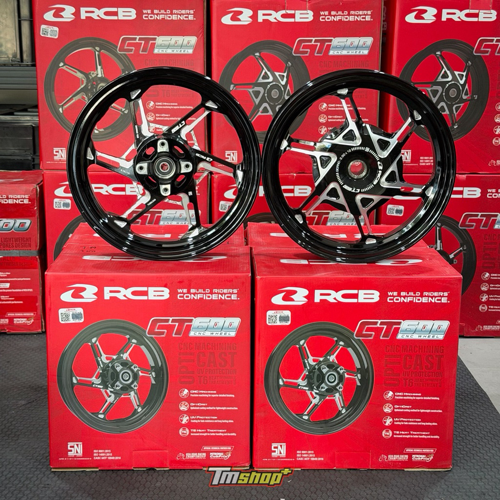 ล้อRCB CT600 Giorno+ ตรงรุ่น ล้อCNC แถมฟรี จุ๊บลมตรง | Shopee Thailand