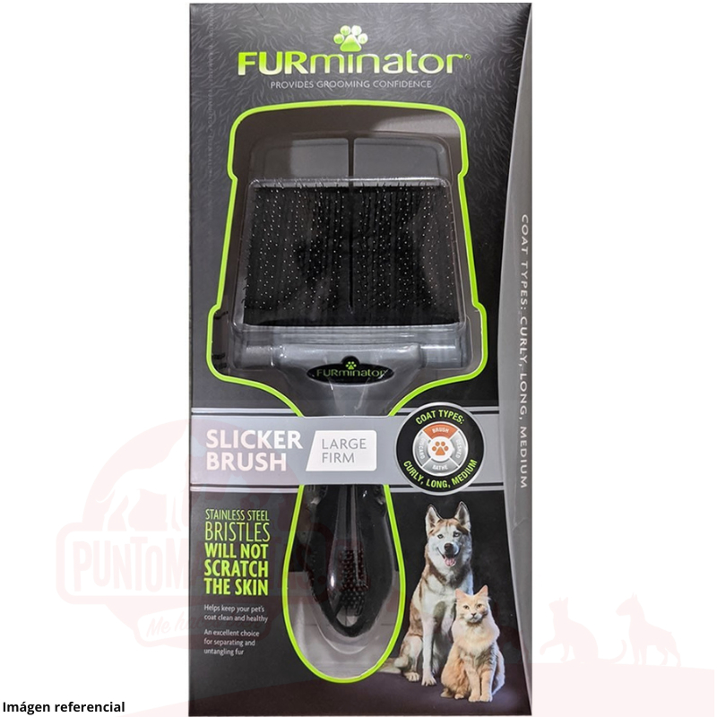 FURminator Firm Slicker Brush Large