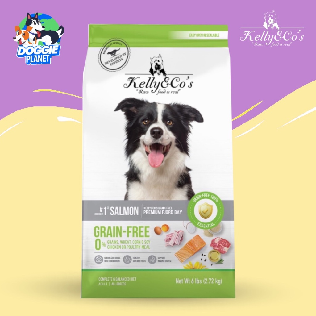 Kelly & Co's Premium Dog Kibble อาหารเม็ดสุนัข พรีเมี่ยม สูตรแซลมอน ...