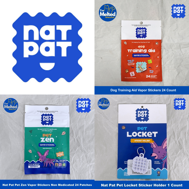NATPAT - Pet Zen Calming Patches or Pet Locket แผ่นแปะคลายเครียดสำหรับ ...