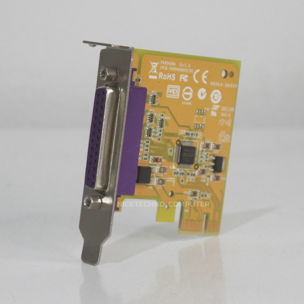 สินค้ามือสอง การ์ด Parallel Port card แบบขาสั้น (Low Profile) PCI-e ...