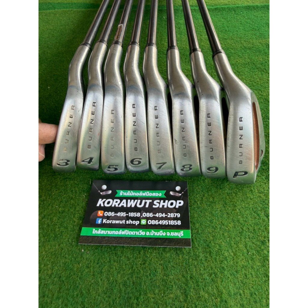 ไม้กอล์ฟมือสอง ชุดเหล็ก Taylormade ก้านกราไฟต์ FLEX-R มีเหล็ก 3-4-5-6-7 ...