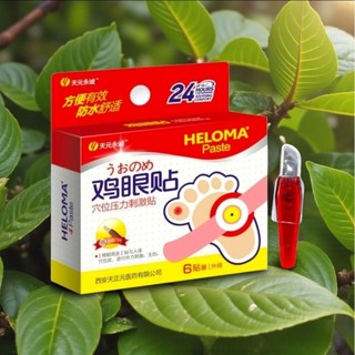 6 ชื้น 1 box แผ่นแปะตาปลา BHA สกัดจากธรรชาติ ไร้สารเคมี  ใช้ได้ทั้งมือและเท้า