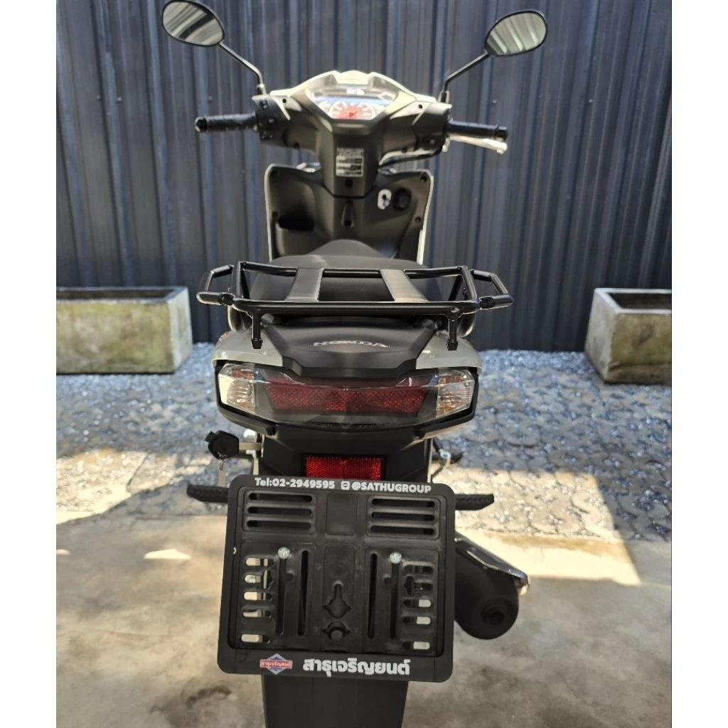 ตะแกรงแร็คท้าย Wave 110 ปี 2026 ตรงรุ่นมอเตอร์ไซค์ รูปที่ 3