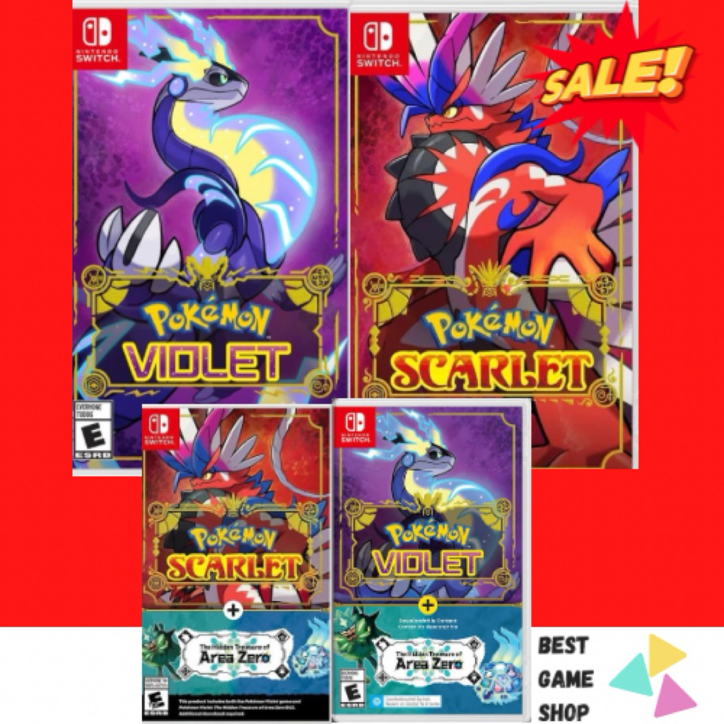Pokemon Scarlet Violet Nintendo Switch (แผ่นมือ1 /มือ2) พร้อมส่ง ...