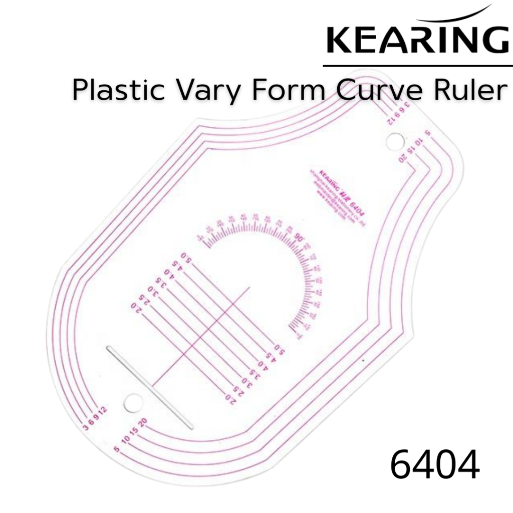 Kearing Plastic Vary Form Curve Ruler 6404 - ไม้โค้งสร้างแบบเสื้อผ้า ...