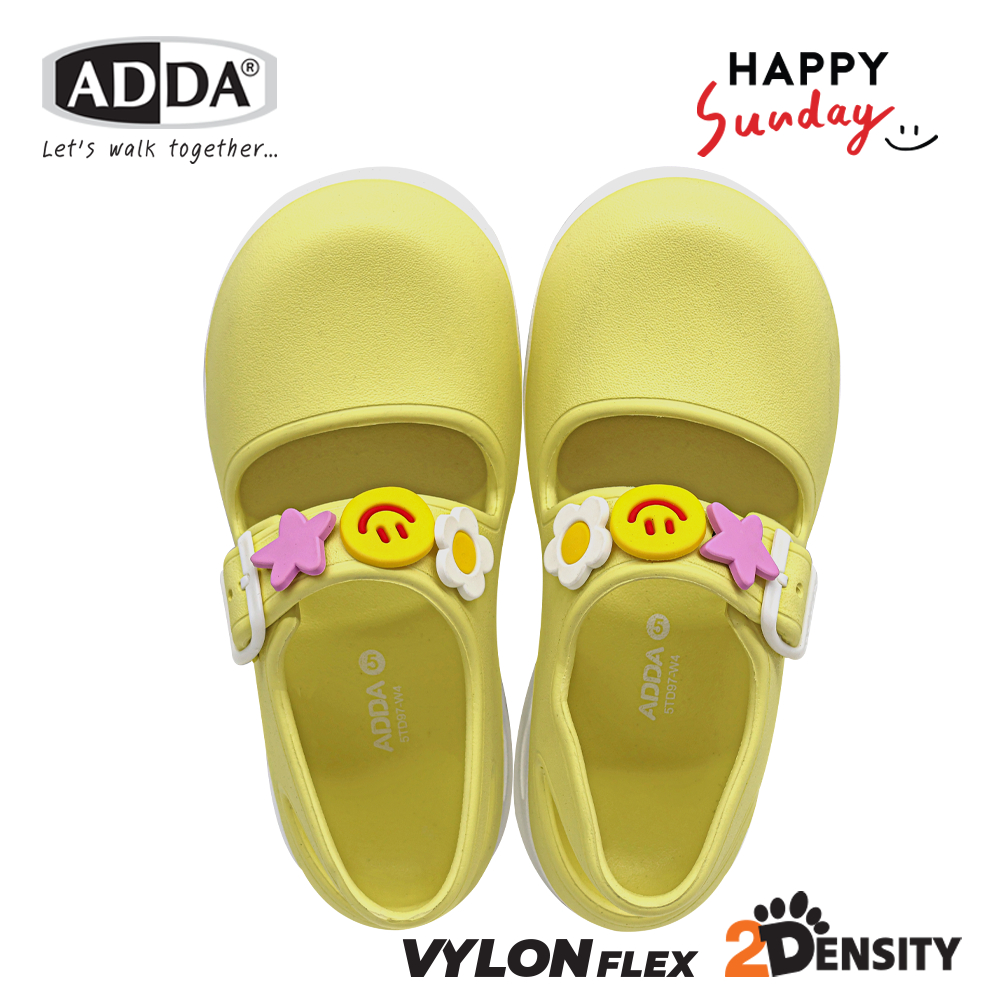 ADDA x HAPPY SUNDAY ลิขสิทธิ์แท้ 2density รองเท้าแตะ รองเท้าลำลอง แบบ ...