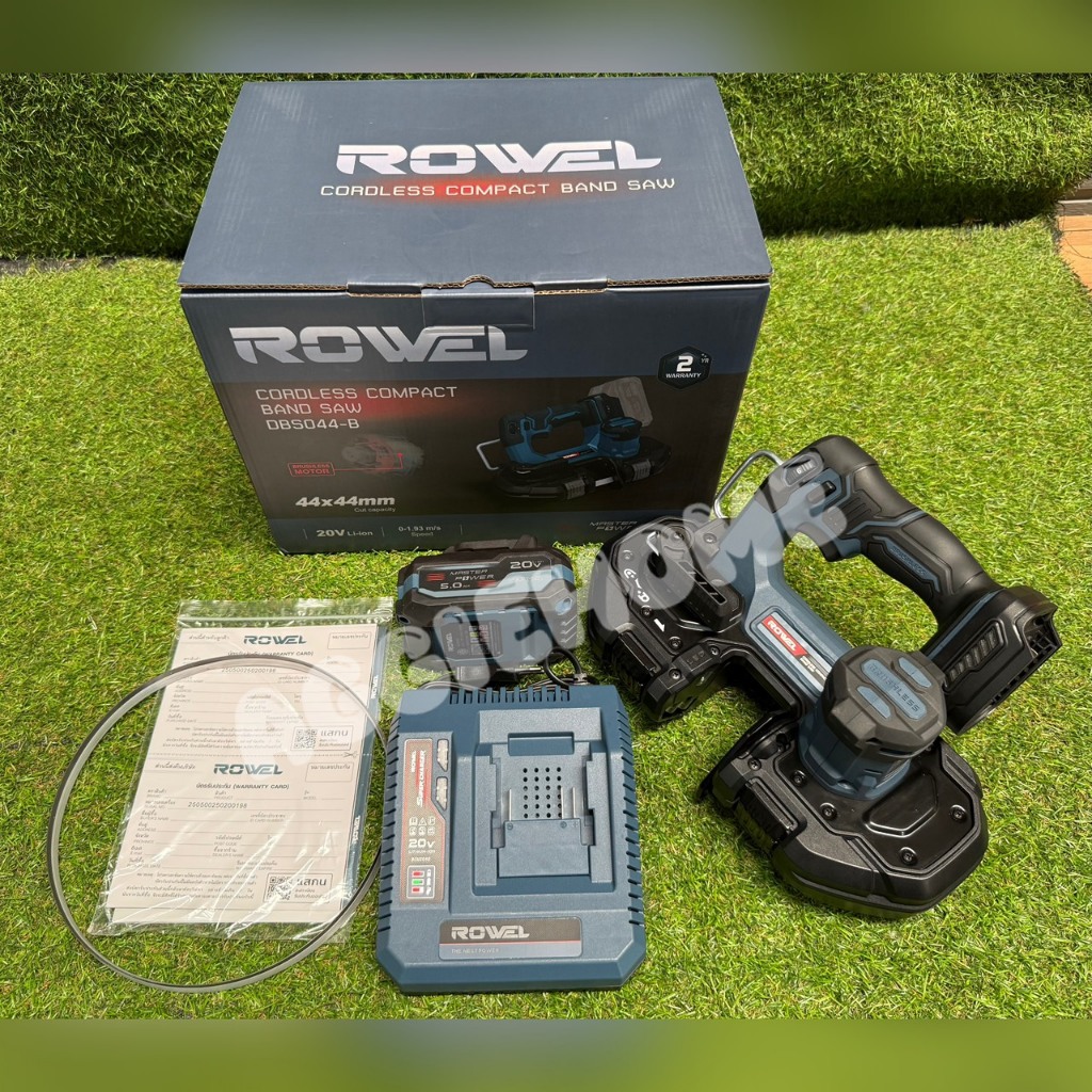 ROWEL เลื่อยสายพาน ไร้สาย รุ่น DBS044-B (มีตัวเลือก) 20V. ปรับระดับได้ ...