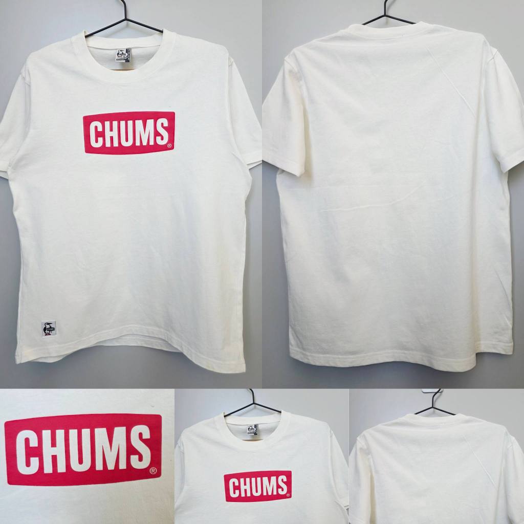 [ ของแท้ ] เสื้อยืด CHUMS Size M (40/27) มือสอง สภาพดีมาก พร้อมส่ง ...