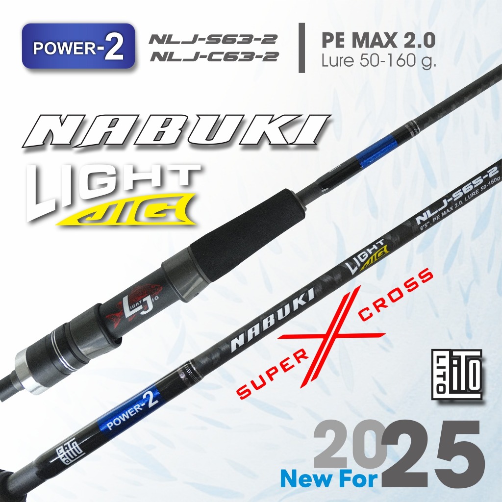 LITO NABUKI LIGHT JIG ปี2025 /Super X Cross Guide FUJI | Shopee Thailand