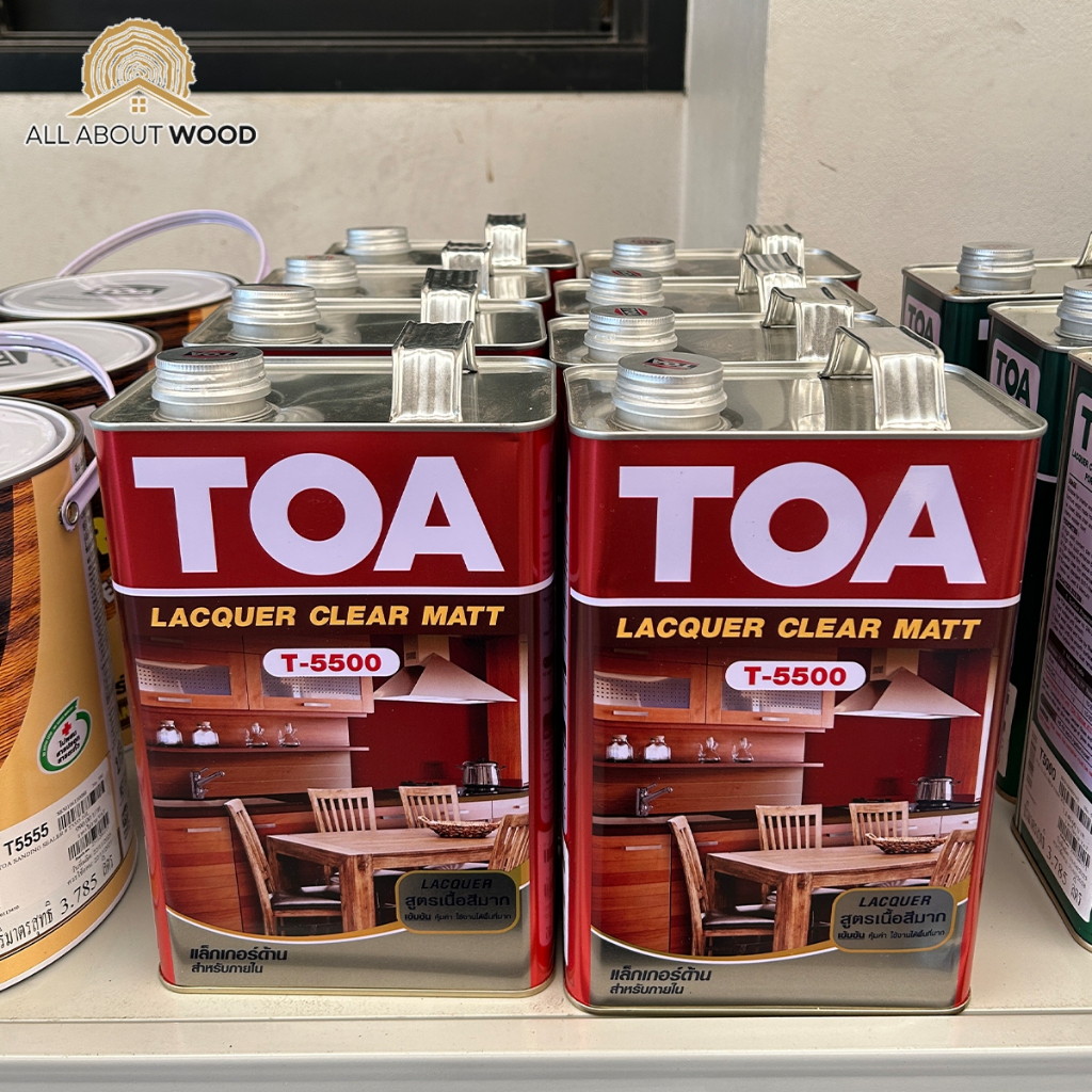 TOA Clear Matt Lacquer แลคเกอร์ด้าน T-5500 ขนาด 1แกลลอน / 5แกลลอน | All ...