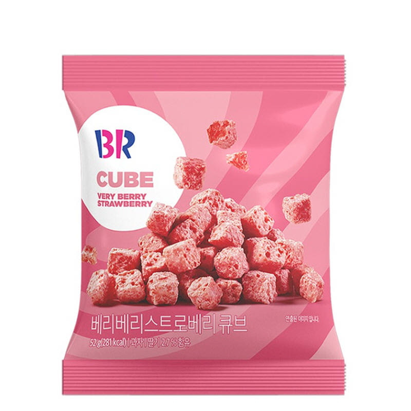 [BR] Baskin Robbins Cube คิวบ์สแนค Chocolate / Strawberry / Cheese Cake ...