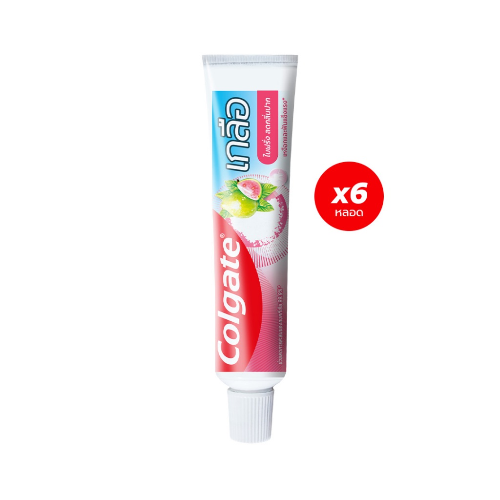 ยาสีฟัน คอลเกต เกลือ ใบฝรั่ง 75 ก. Colgate Salt Guava Leaf Toothpaste ...