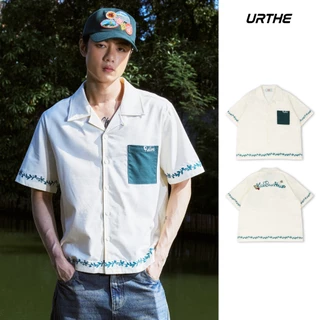 URTHE - เสื้อเชิ้ต Oversize รุ่น LADYBUG RESORT SHIRT - Col. ROLLOR KLUB BAAN HOUSE