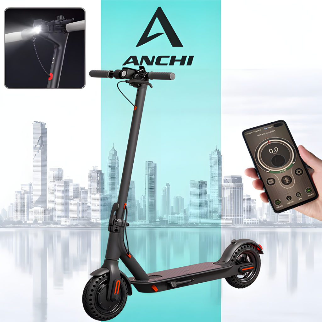 ANCHI สกูตเตอร์ไฟฟ้า ผู้ใหญ่ สกู๊ตเตอร์ scooter ไฟฟ้า จอLED พับเก็บได้ ...