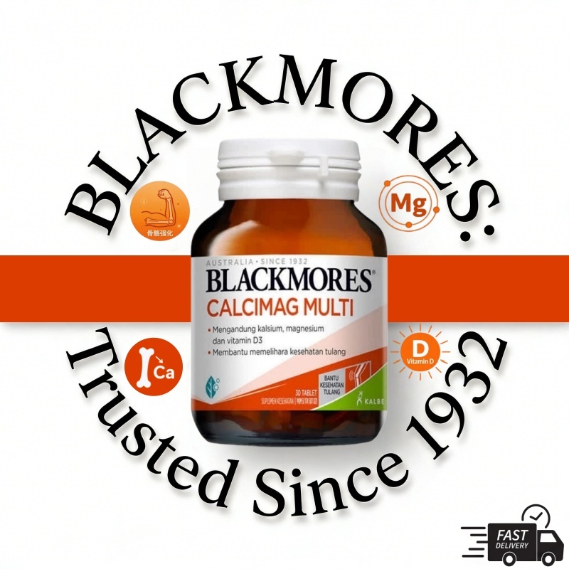 Blackmores CALCIMAG MULTI แคลซิแม็ก มัลติ 30 เม็ด [EXP:2028] | Shopee ...