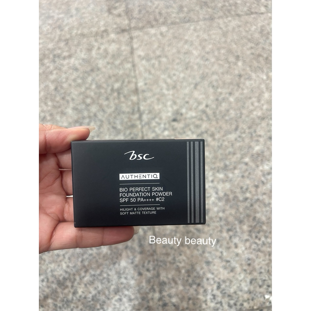 BSC Authentiq Bio Perfect Skin Foundation Powder SPF 50 PA++ เบอร์C2 ...