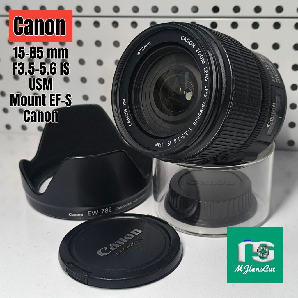 JJC Lenskap LH-78E – Vervangt Canon EW-78E, Compatibel Met EF-S 15-85mm F/3.5-5.6 IS USM, Voorkomt Strooilicht En Beschermt Tegen Stoten