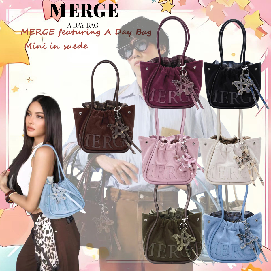 MERGE featuring A Day Bag Mini รุ่นหนังกลับ กระเป๋าสะพายข้าง ดีไซน์ทัน ...
