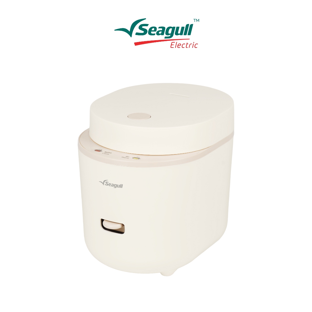 Seagull หม้อหุงข้าว มินิมอล 0.6 ลิตร (ครีม) Minimal Rice Cooker 0.6 L ...