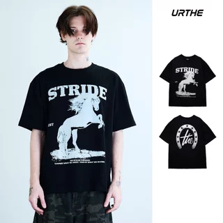 URTHE - เสื้อยืด Oversize รุ่น STRIDE OVERSIZE T-SHIRT