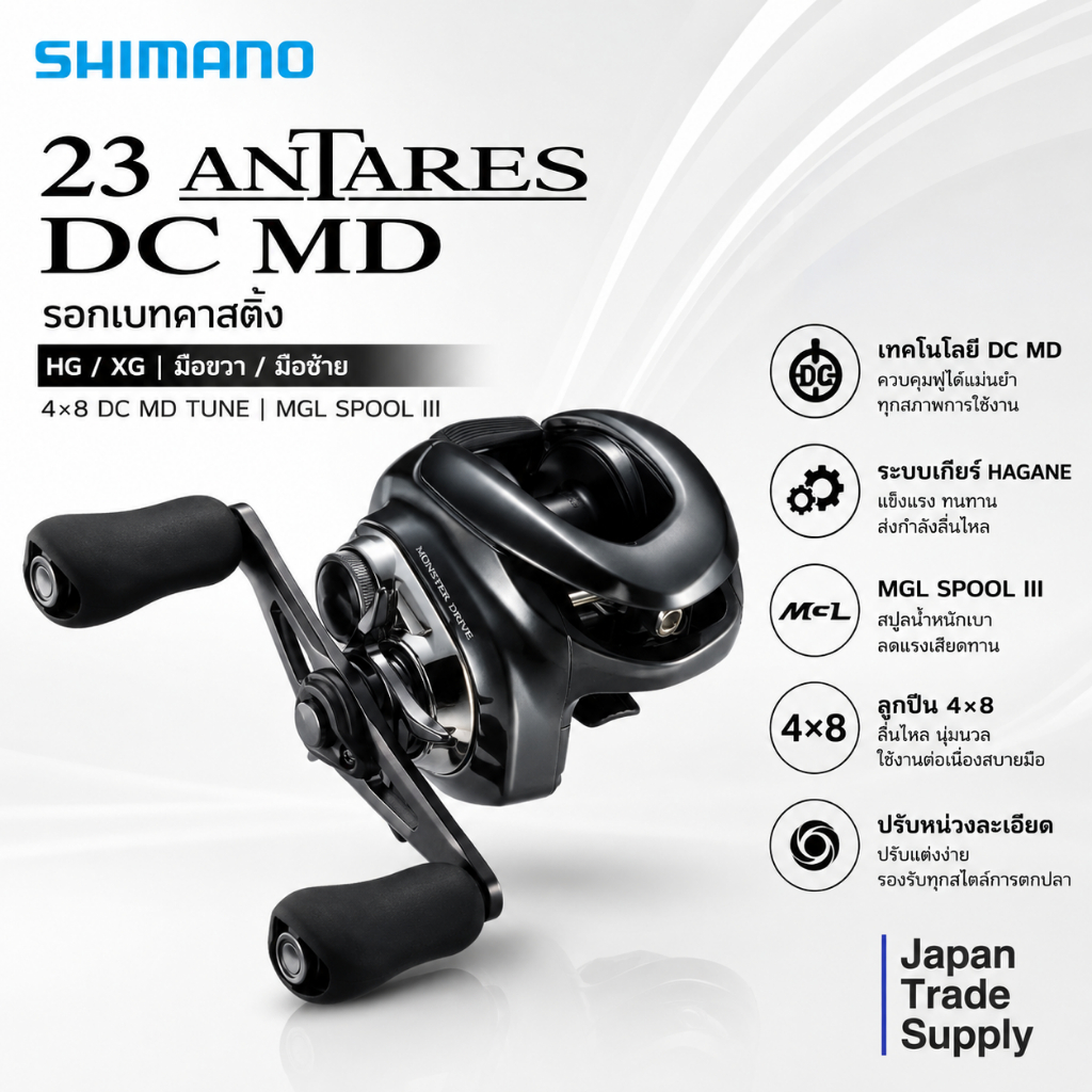 shimano antares dc hg left handed reel 21 Hand Shimano Baitcasting Reel 16 ANTARES