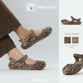 Hello Polo รองเท้าแฟชั่นผู้หญิง รองเท้าแมรี่เจน เบาและทนทาน กันลื่น วัสดุ EVA คลายเมื่อยเท้า แฟชั่นฤดูร้อน รุ่น HP8070L