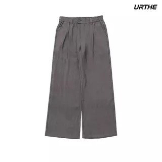 URTHE - กางเกงขายาว เอวยางยืด รุ่น CALM WIDE PANTS
