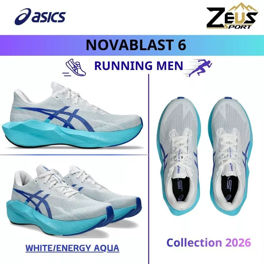 ASICS NOVABLAST 5 & 6 รองเท้าวิ่งผู้ชาย [RUNNING MEN] Daily Runner “นุ่ม เด้ง และตอบสนองดี” มากยิ่งขึ้น Easy Run thumbnail 4