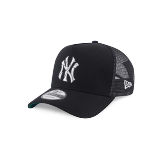 หมวกแก๊ป New Era รุ่น New York Yankees Shattered Logo Black 9Forty A-Frame Trucker Cap