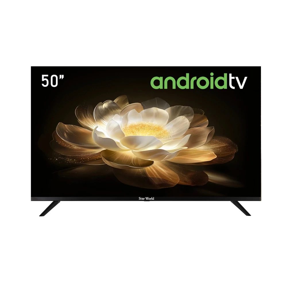 StarWorld ทีวี 50 นิ้ว สมาร์ททีวี Android TV ไร้ขอบ รองรับดิจิตอลทีวีในตัว ความละเอียด Full HD