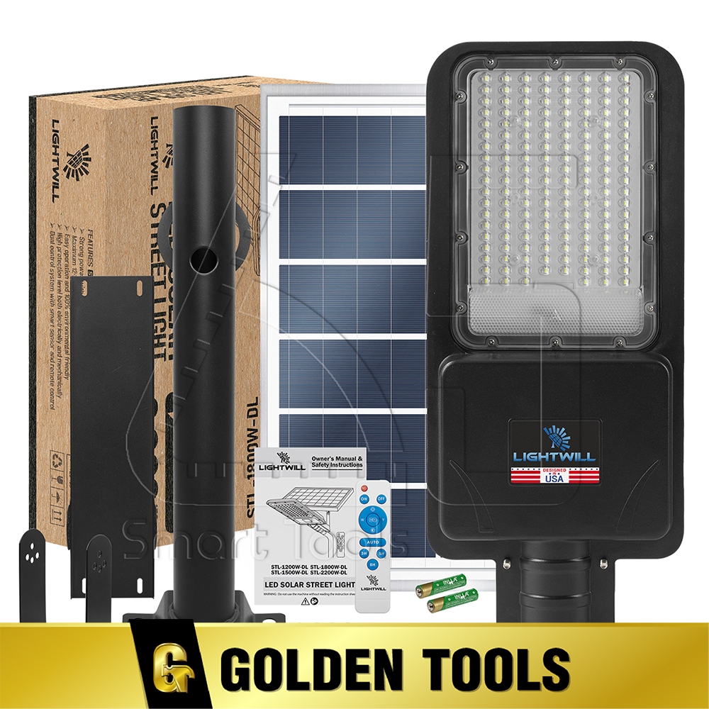 [ลดพิเศษ] LIGHTWILL ไฟโซล่าเซลล์ 1200W, 1500W, 1800W, 2200W ไฟถนน ไฟ ...