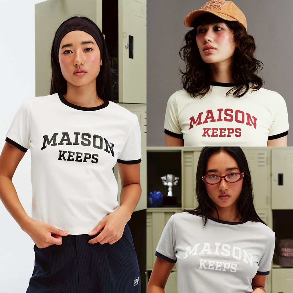 maison KEEPS | The Ringer College Logo Tee | เสื้อยืด สกรีนโลโก้ ...