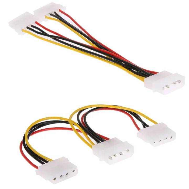 สาย Y เพาเวอร์แบบ IDE 2Way 4pin Power Splitter IDE Cable Molex 1 to 2 ...