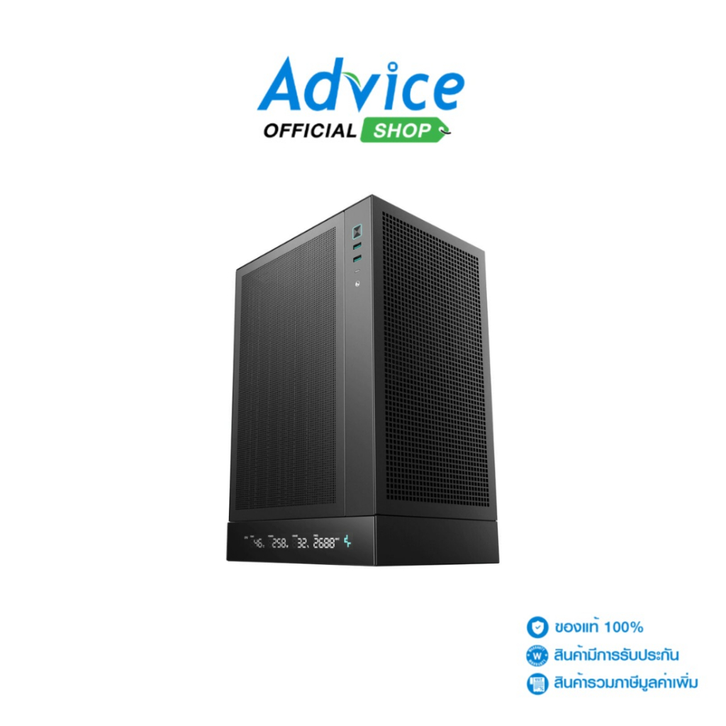 DEEPCOOL MINI-ITX CASE (เคสคอมพิวเตอร์) (NP) CH170 DIGITAL BLACK ...