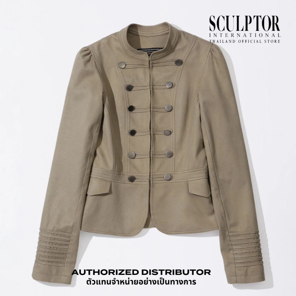 SCULPTOR® เสื้อแจ็คเก็ต Brass Napoleon Jacket | Shopee Thailand