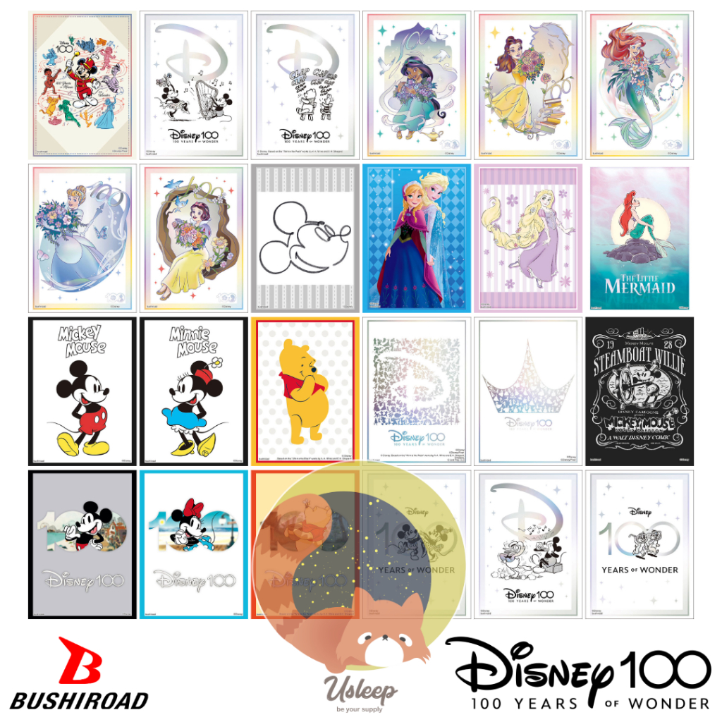 disney 100 card sleeves Bushiroad Sleeve Collection High Grade Vol. 3575 Cinderella : Toys & Games Each pack contains 65 card sleeves Bushiroad Sleeve Disney 100 :
