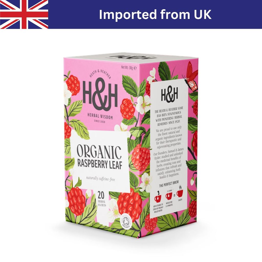 Heath & Heather Organic Raspberry Tea (20 Bags / 30g) ชาอังกฤษ ชาซอง ชา ...