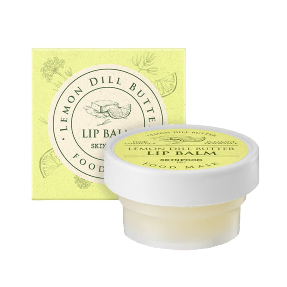 [SKINFOOD] LEMON DILL BUTTER FOOD MASK LIP BALM