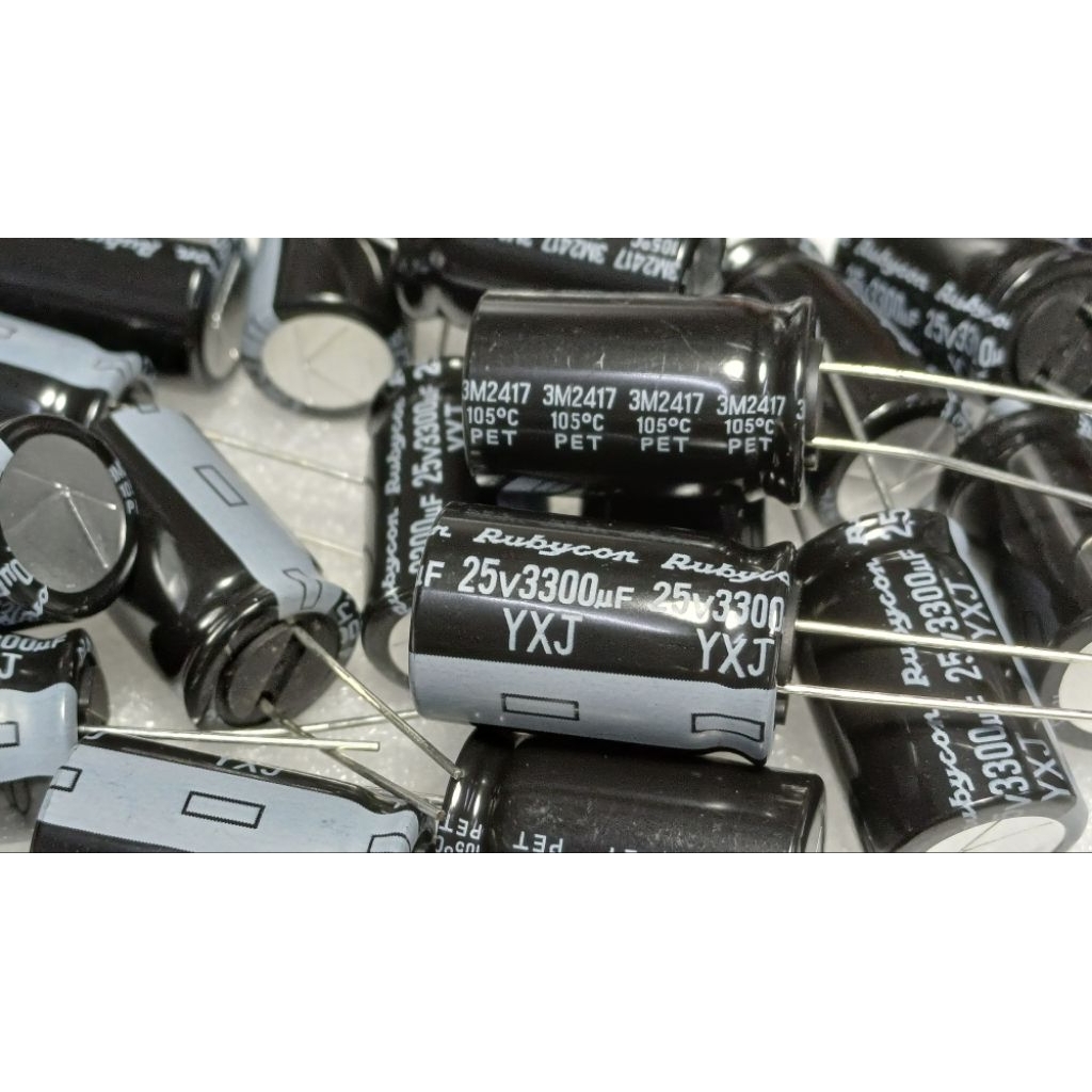 Rubycon YXJ 3300uf 25v capacitor ตัวเก็บประจุ คาปาซิเตอร์ | Shopee Thailand