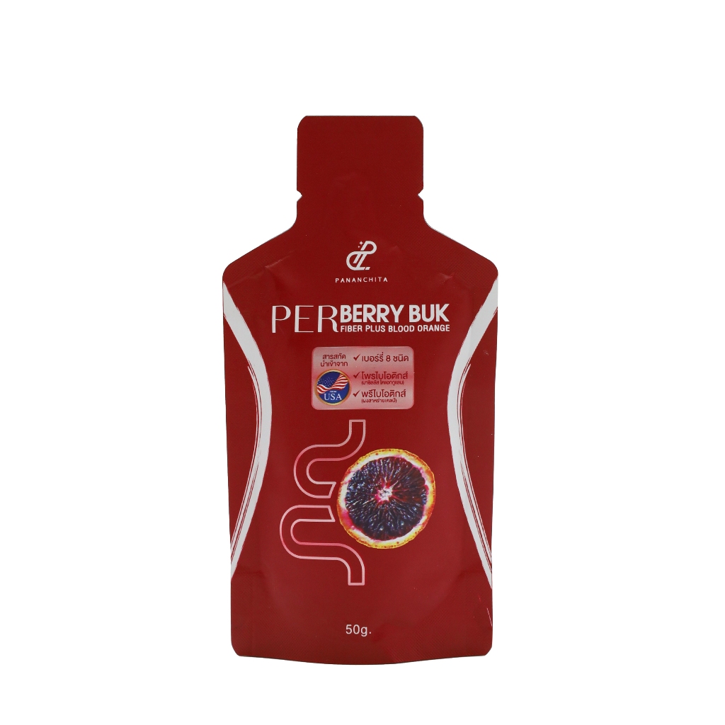 PANANCHITA - Per Berry Buk Fiber Plus Blood Orange (50g x 7ซอง) ปนันชิ ...