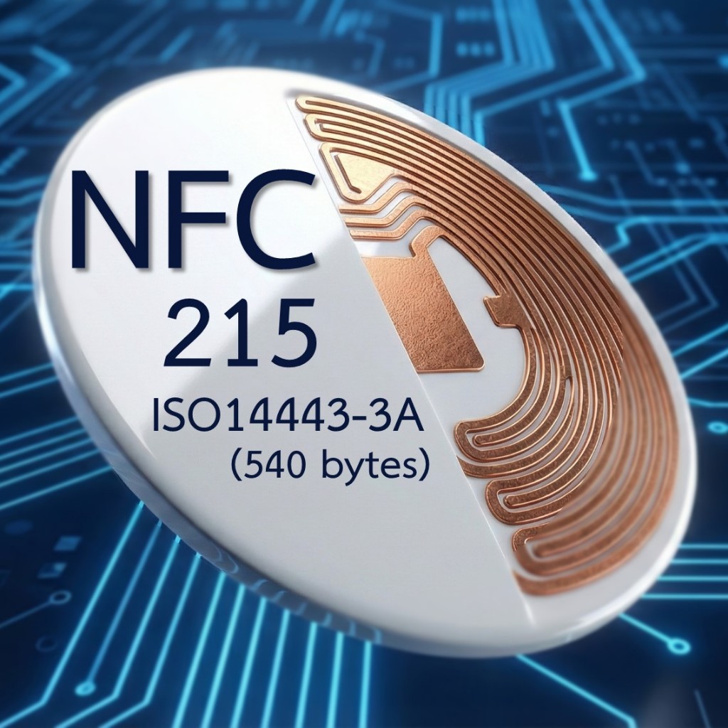 NFC 215 เหรียญnfc ntag215 แท้ ความถี่ 13.56mhz iso14443-3A | Shopee ...