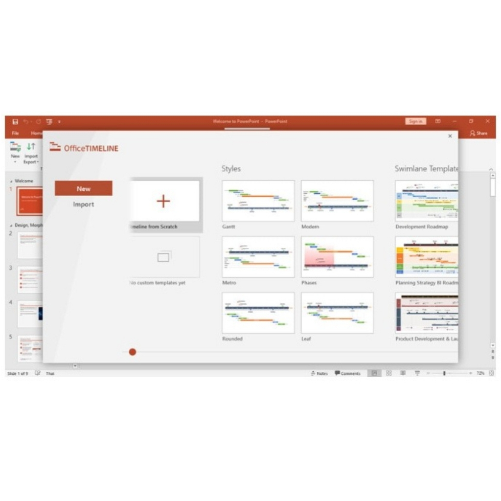 Office Timeline Pro Plus 2025 ปลั๊กอิน PPT สำหรับสร้างแผนภูมิสำหรับ ...