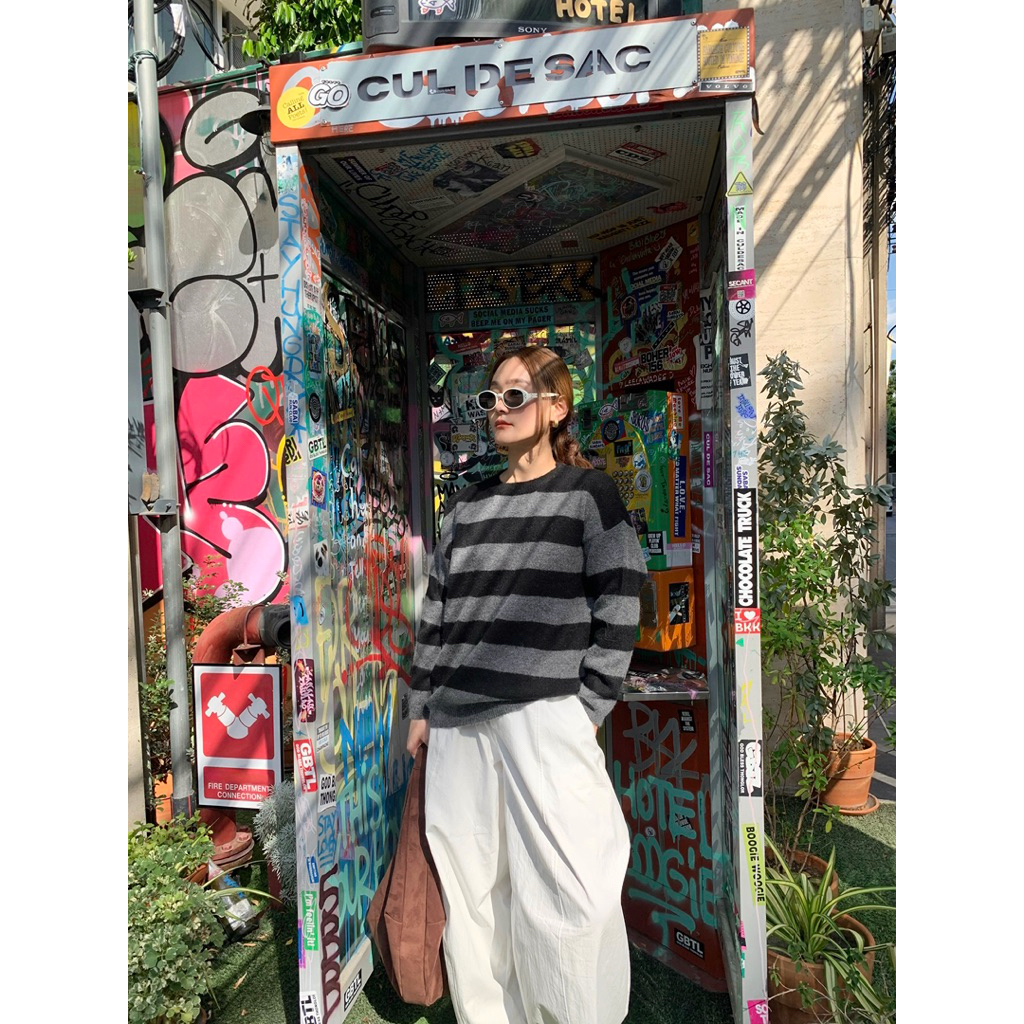 Charlotte irony | Urban Striped Knit