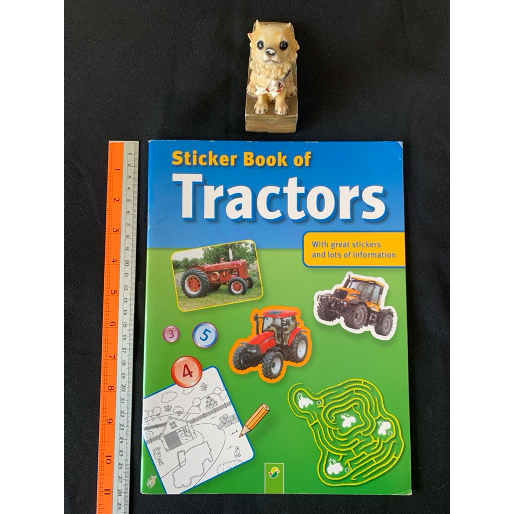 Tractors Sticker book หนังสือเด็กภาษาอังกฤษปกอ่อน (มือสอง) | Shopee ...
