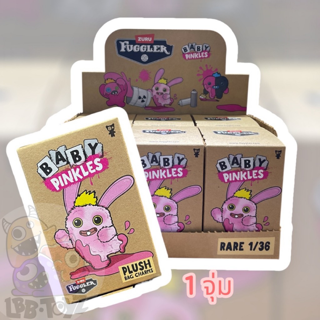 fuggler baby pinkles พวงกุญแจแบบจุ่ม 1จุ่ม 1กล่อง ลุ้นSecret | Shopee ...