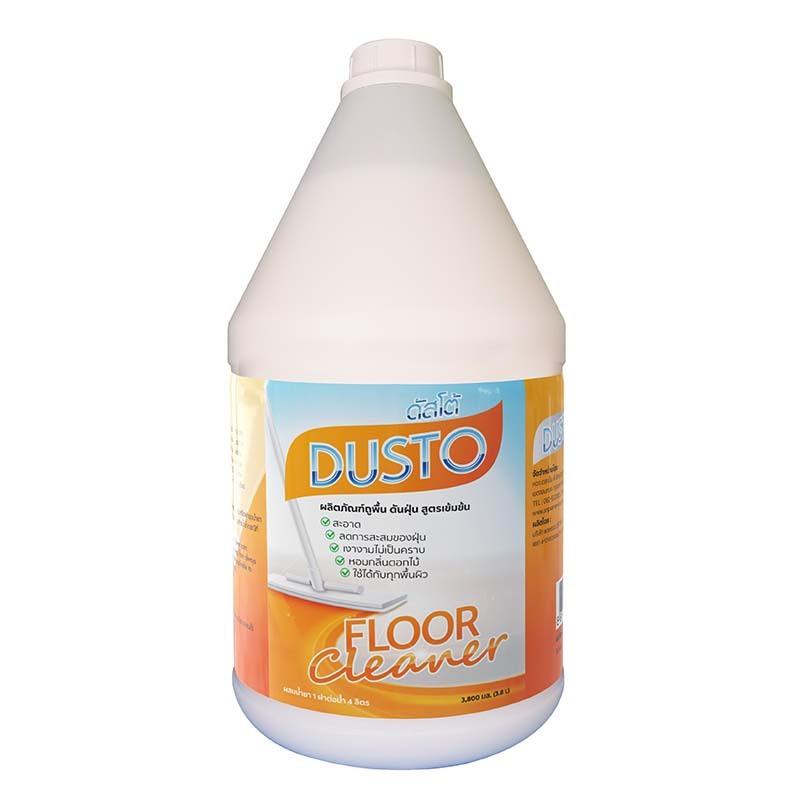 DUSTO ผลิตภัณฑ์ถูพื้นดันฝุ่น 3800 ML เงางาม ไม่เป็นคราบ แห้งเร็ว ลดการ ...