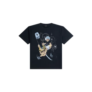 Mhok KNN.5 Dark Faded Rugular เสื้อยืดสีเฟด